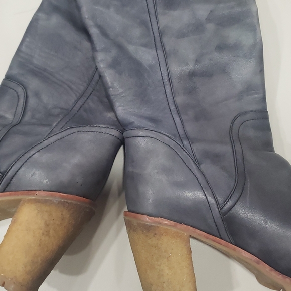 UGG LEATHER KNEE HIGH BOOTS-WITH FUR INNERSOLES - Picture 5 of 12